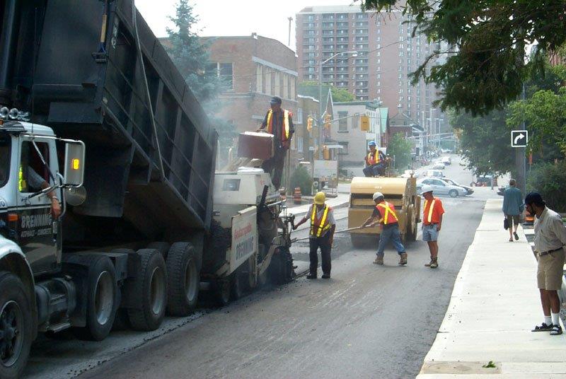 Road Construction In Ottawa by Brenning Paving and Construction