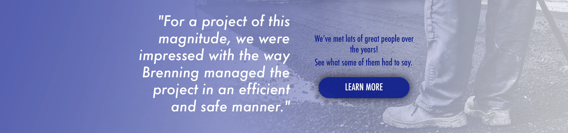 Client Testimonials at Brenning Paving and Construction